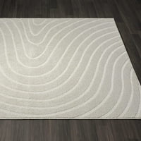 Moderan geometrijski talasni tepih za životinje sa suvremenim tepihom otporno na mrlje