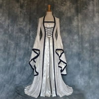 Halloween Dresse za odrasle, srednjovjekovne renesansne faire haljine za žene voktorian regency vještica