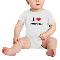 Heart Dominikan Love Dominikanska smiješna slatka beba