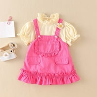 Ljetne haljine za djevojčice Dječje djece Ležerne prilike kratkih rukava za haljina haljina za 6 mjeseci