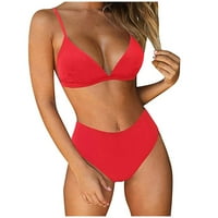 Ženski bandeau podstavljeni push up kupaći kostim kupaći kostimi za plažu kupaći kostimi bikini set