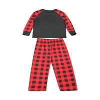 Gwiyeopda roditelj-dječji božićni pidžami postavio je dugi rukav odrasli dječji noćni odjeća salon za