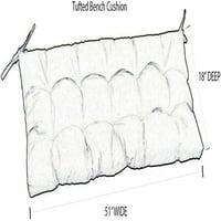 Dekor unutarnji vanjski tufteni jastuk sa vezama 51 18, Braymont Multi Color Stripe