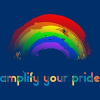 Pride Rainbow Mens Royal Blue Grafički tenk TOP - Dizajn od strane ljudi 2xl