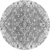 Ahgly Company u zatvorenom okruglom apstraktnom sivom modernim prostirkama, 8 'kruga