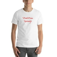 Rukom napisane Stockton Springs kratki rukav pamuk majica po nedefiniranim poklonima