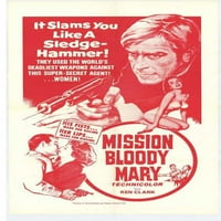 Misija Krvava Mary Movie Poster Print - artikl MoveH5286