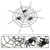 Halloween Spiderweb ukrasi set Halloween Spiderweb ukras Spider rekviziti Party Cobweb Ornament