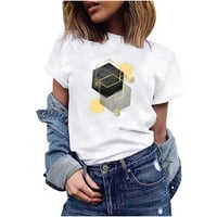 Žene Ležerne prilike plus Size Labavi bluza Slim Fit vrhovi Geometrijski grafički print Harajuku ženski