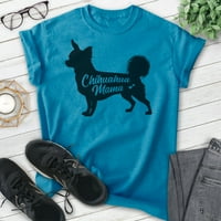 Majica Chihuahua Mama, Unise ženska košulja, vlasnik Chihuahua, najbolji pas mama poklon, heather plavi,