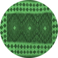 Ahgly Company u zatvorenom okruglu Oriental Emerald Zelene tradicionalne prostirke, 3 'Round