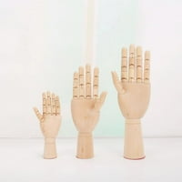 Fleksibilni umjetnički model, drvena umjetnička zglobna lutka ruka ručni model, drvena skica model drvenog