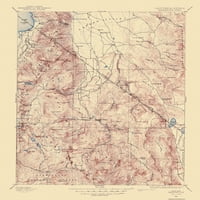 Karta Topo - Markleeville California nevada - USGS - 28. - sjajni satenski papir
