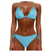 Tankini kupaći kostim za žene dva push up set plus veličine odjeća za plažu Bikini