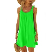 Prodaja Ženska haljina od sunca za sunčanje Bikini Beachwovewove CoverUps Custo boja Casual bez rukava