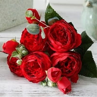 Umjetna ruža cvijeće simulacije ruže vjenčane bukete lažna cvjetna ruža cveća ručna buketa, za vjenčanja,