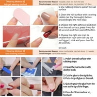 Feildoo Press na noktima Crni medij, sjajni meki gel lažni nokti za žene Djevojke Fit Prirodne za višekratnu upotrebu, lažni nokti sa dizajnerskim ljepilom Art Kit, F # 003