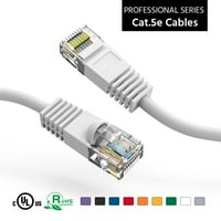 10FT CAT5E UTP Ethernet mreže podignuto kabl bijeli, pakovanje