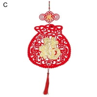 Kineska novogodišnja priključci FU karaktera, kineski knots FU karakter Privjesak, rele, okraće za ornaret Proljetni festival Viseće ukrašavanje Stylec Pinshui