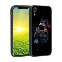 Kompatibilan sa iPhone XR futrolom telefona, Spaceman-Universe - Case Silikonski zaštitni za za iPhone XR