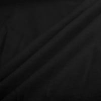 Ženski vrhovi okrugli dekolte casual bluza Čvrsta žena TEE kratki rukav vrući prodaja Ljetni bluze crne