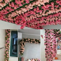 FAL umjetni cvijet viseći zidni umjetnički dekor plastični vjenčani cvijet Ivy loze za dom