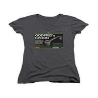 Skladište Sci-Fi Fantasy TV Series Godfrid Spoon Juniori V-izrez majica Tee