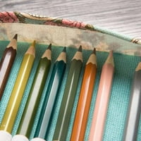 Olovka Case Canvas Roll torbica Comestic šminka četka za četkicu za zavjese Olovka za zavjese uzorak