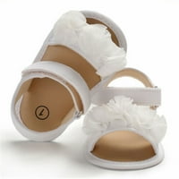 Kiapeise Baby Girl Cipele Monohrome Čipka protiv klizača Mekane jedine sandale