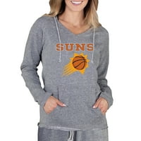 Ženski koncepti Sport Sivi Phoeni Suns Mainstream Terry s kapuljačom