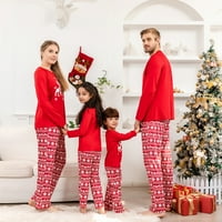 Božićna porodična crtani lik božićni pidžami, božićni poklon