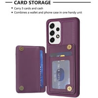 Dteck za Samsung Galaxy A 5G držač za držač kartice sa džepovima, vrhunske PU kožne lične karte Novčani