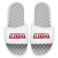 Omladinski Olide White Alabama Crimson TIDE Wordmark Klizni sandale