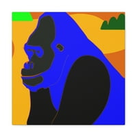 Gorilla pop remek-djelo - platno