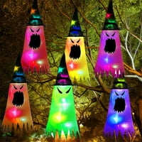 Dido užareni vještica sa svjetlima u boji Halloween LED žičare Svjetla vještica za unutarnju zabavu