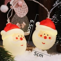 Airpow Clearsance Božićni LED string Light Santa Claus Zatvoreni svjetlovi Party Xmas Decor Tree za