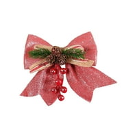 Božićni privjesak luk kravata snijeg pahuljica božićnog luka božićna stabla ukras božićni privjesak