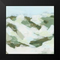 Vest, jun Erica Crni moderni uokvireni muzej Art Print pod nazivom - Tundra Valley II