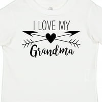 Inktastic Volim svoju baku srce i strelice poklon dječaka malih majica ili majica mališana