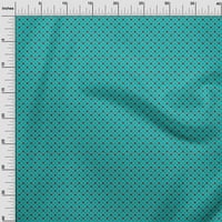 Onuone pamučne svilene tirkize plave tkanine točkice šivaći materijal za ispis tkanine sa dvorištem