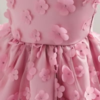 Dječji dečji leteći rupni rupni haljina za rođendanska zabava Kids Cvjetni bowknot haljina princeze