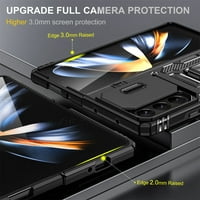 Elepower za Case Galaxy Z Fold Case, 360 ° nosač za rotaciju i klizni prozor i magnetni auto montažni