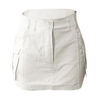Suknje za žene Midi Dužina Ženska čipka za čipku Dizajn Traper Toolačka suknja Casual Skirt School Djevojke