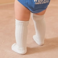 Wangsaura bebe jednobojne čarape za kože prilagođene koljenom visoke meke čarape