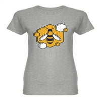 Moderna majica u obliku pčela u obliku pčela u obliku žena -image by shutterstock, ženska mala