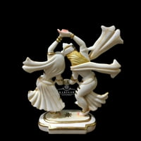 Radha Krišna statua mermer Radha Krišna idol Božansko paro statua Velika Radha Krishna figurinska ručna