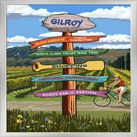 Gilroy Gardens, Kalifornija - Napa Valley Vin Country - Odredišni putokaz - Linterna umjetnička djela