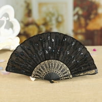 Ventilatori kineski stil Dance Wedding Party Clat Silk Folding Ručna ventilator