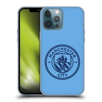 Dizajni glave službeno licencirani Manchester City Man City FC Blue Obsidian Mono Soft Gel Case kompatibilan