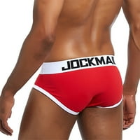 Muški atletski muški donji rub Jockstrap Bikini nosače, Garniture Crveni XL